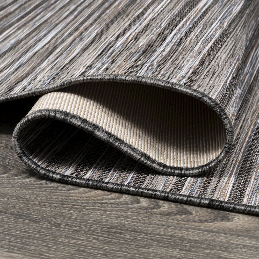 Finn Modern Farmhouse Pinstripe Area Rug. Picture 8