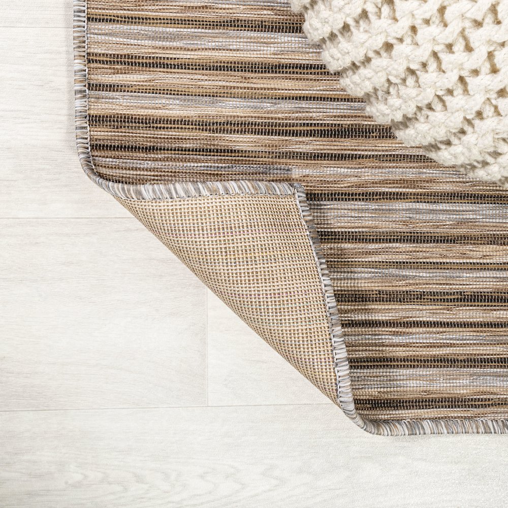 Finn Modern Farmhouse Pinstripe Area Rug. Picture 3