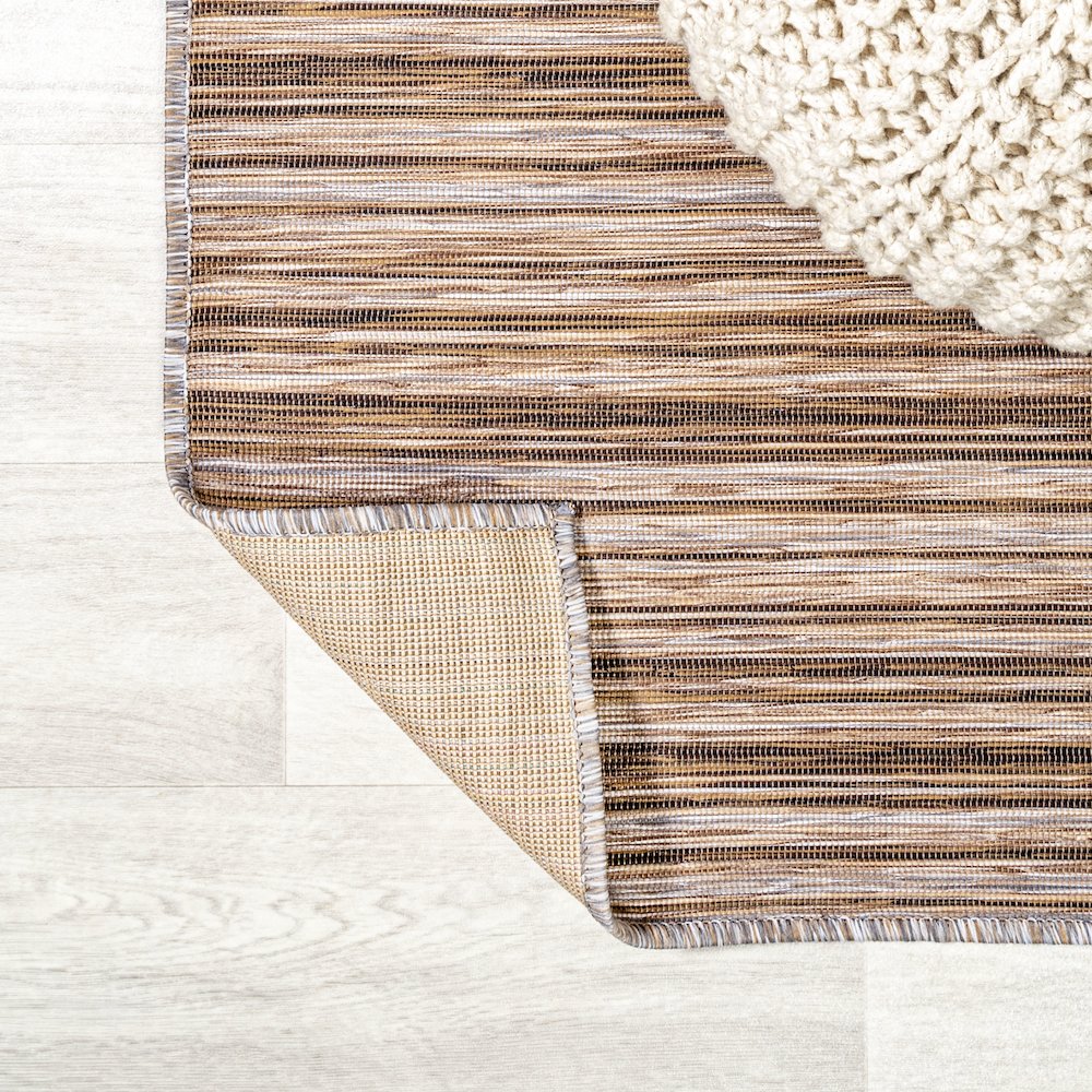 Finn Modern Farmhouse Pinstripe Area Rug. Picture 3