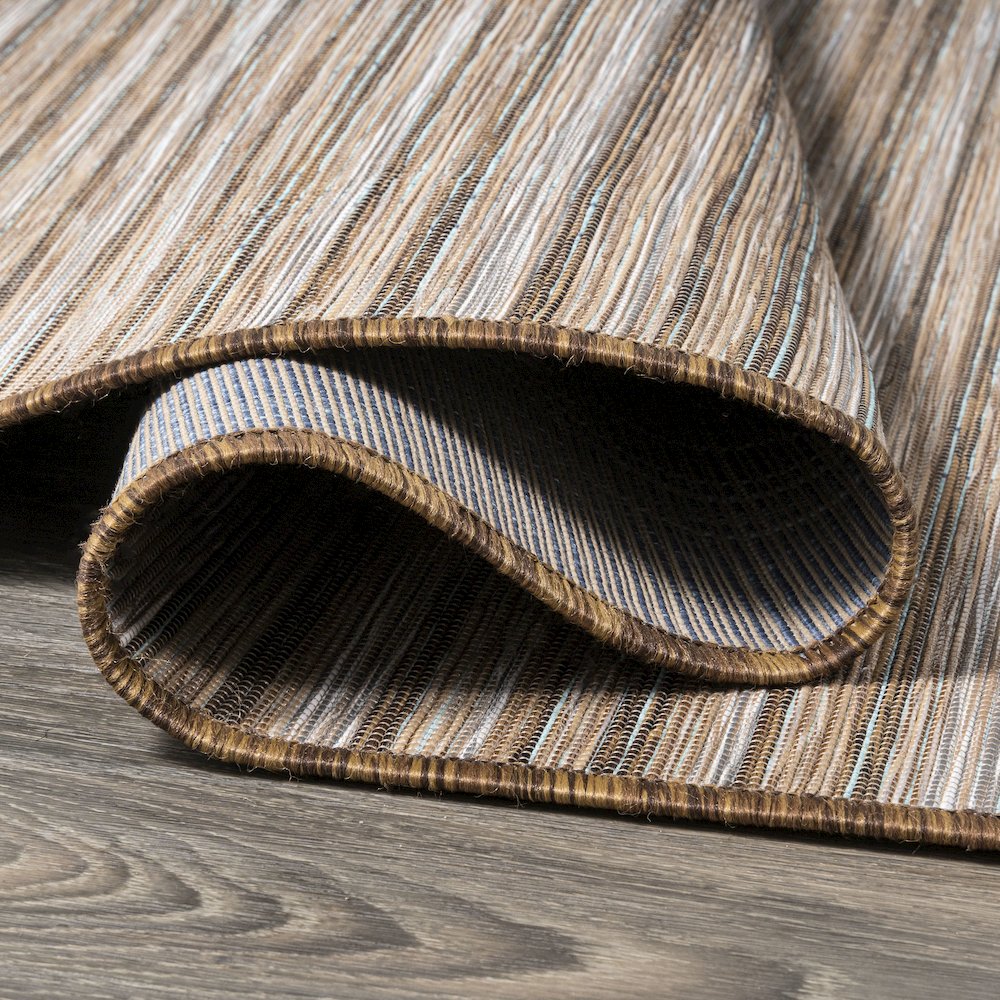 Finn Modern Farmhouse Pinstripe Area Rug. Picture 8