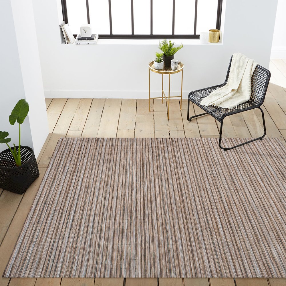Finn Modern Farmhouse Pinstripe Area Rug. Picture 17