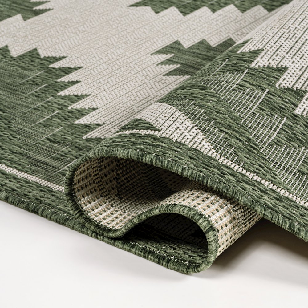 Lior Geometric Moroccan Diamond Indoor/Outdoor Area Rug. Picture 4