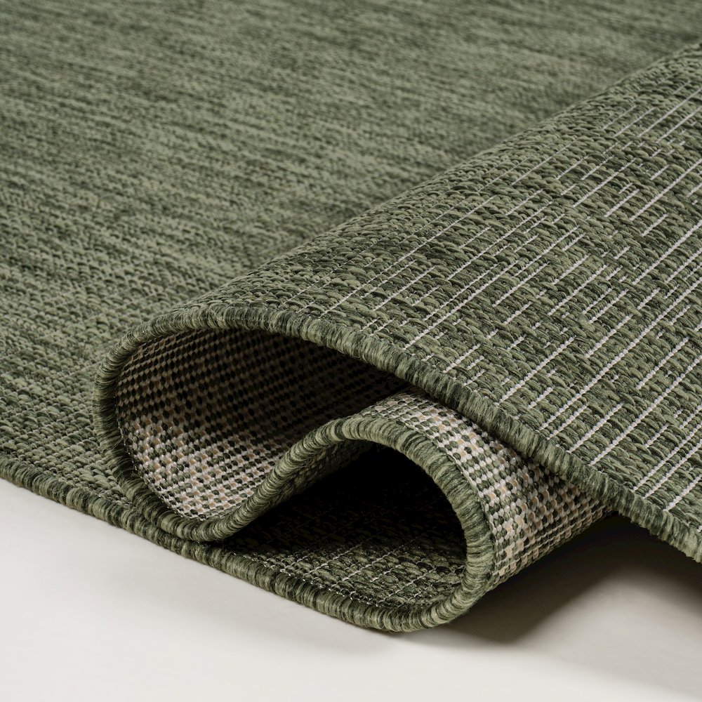 Alda Modern Minimalist Mingled Indoor/Outdoor Area Rug. Picture 4