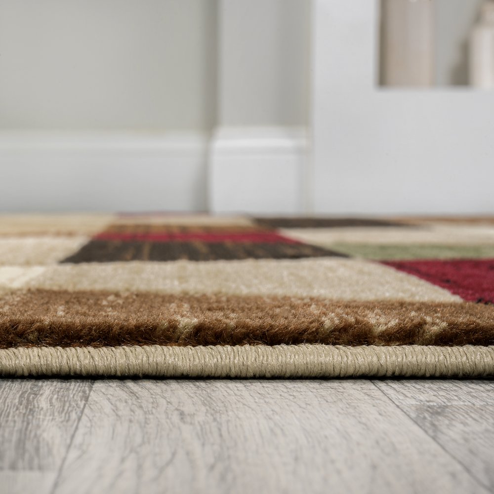 Kehoe Retro Diamonds Geometric Area Rug. Picture 11