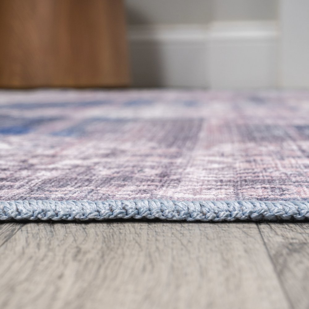 Regis Bohemian Medallion Washable Indoor/Outdoor Area Rug. Picture 13
