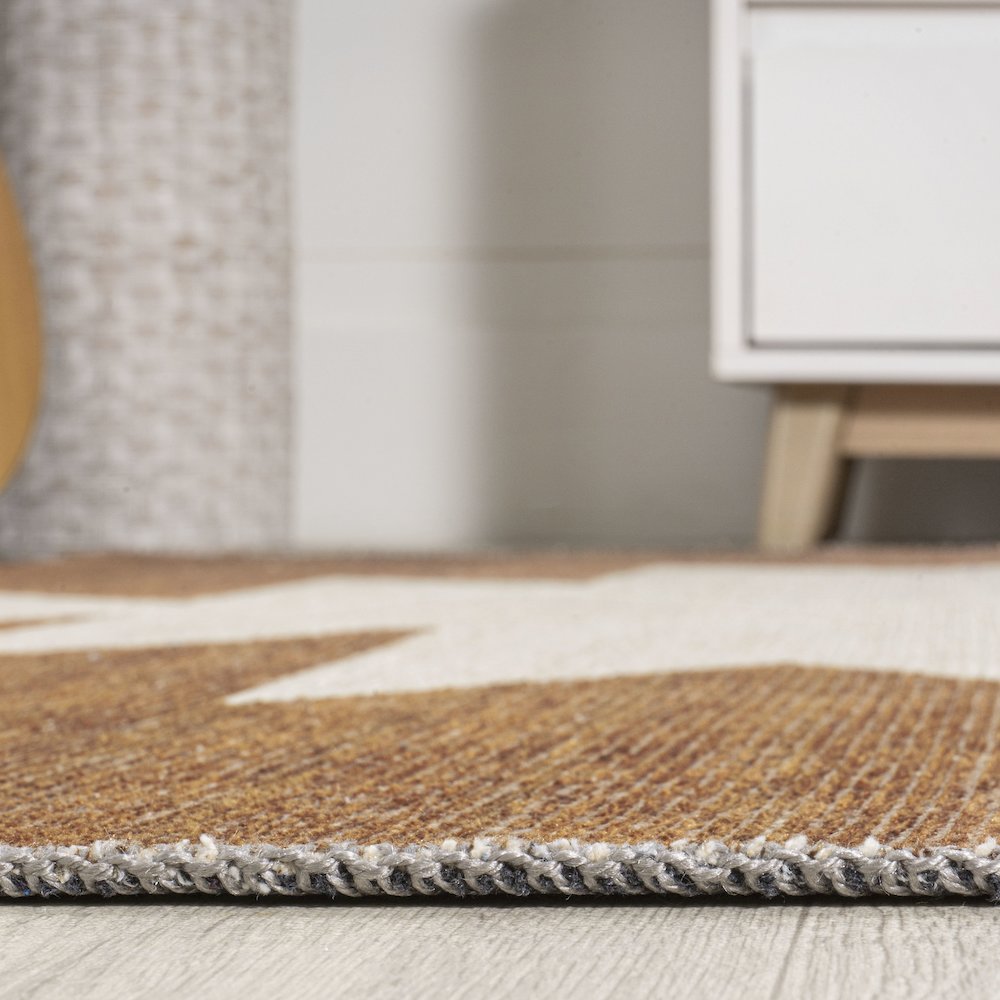 Chayton Minimalist Geometric Machine Washable Area Rug. Picture 14