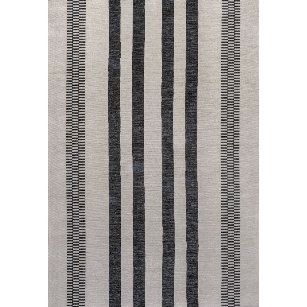 Vichy Geometric Striped Machine Washable Area Rug. Picture 1