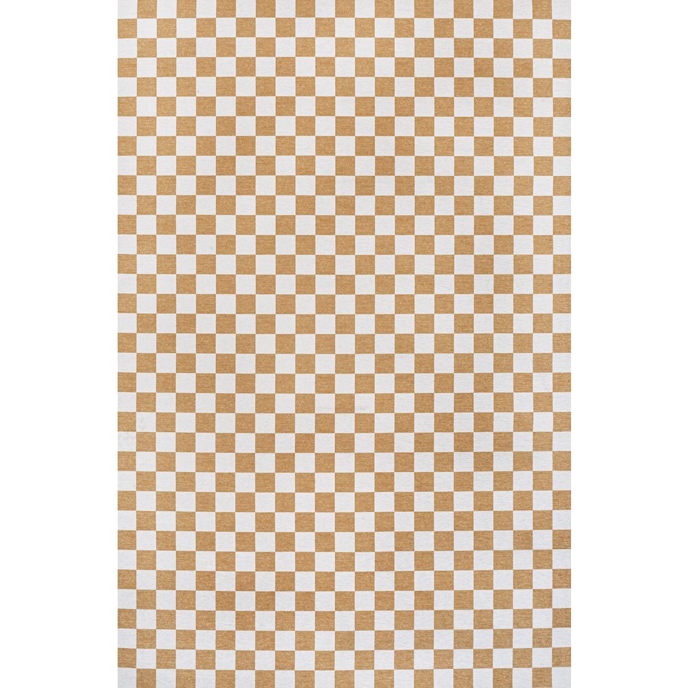 Ainsley Modern Cottage Checkerboard Washable Area Rug. Picture 3