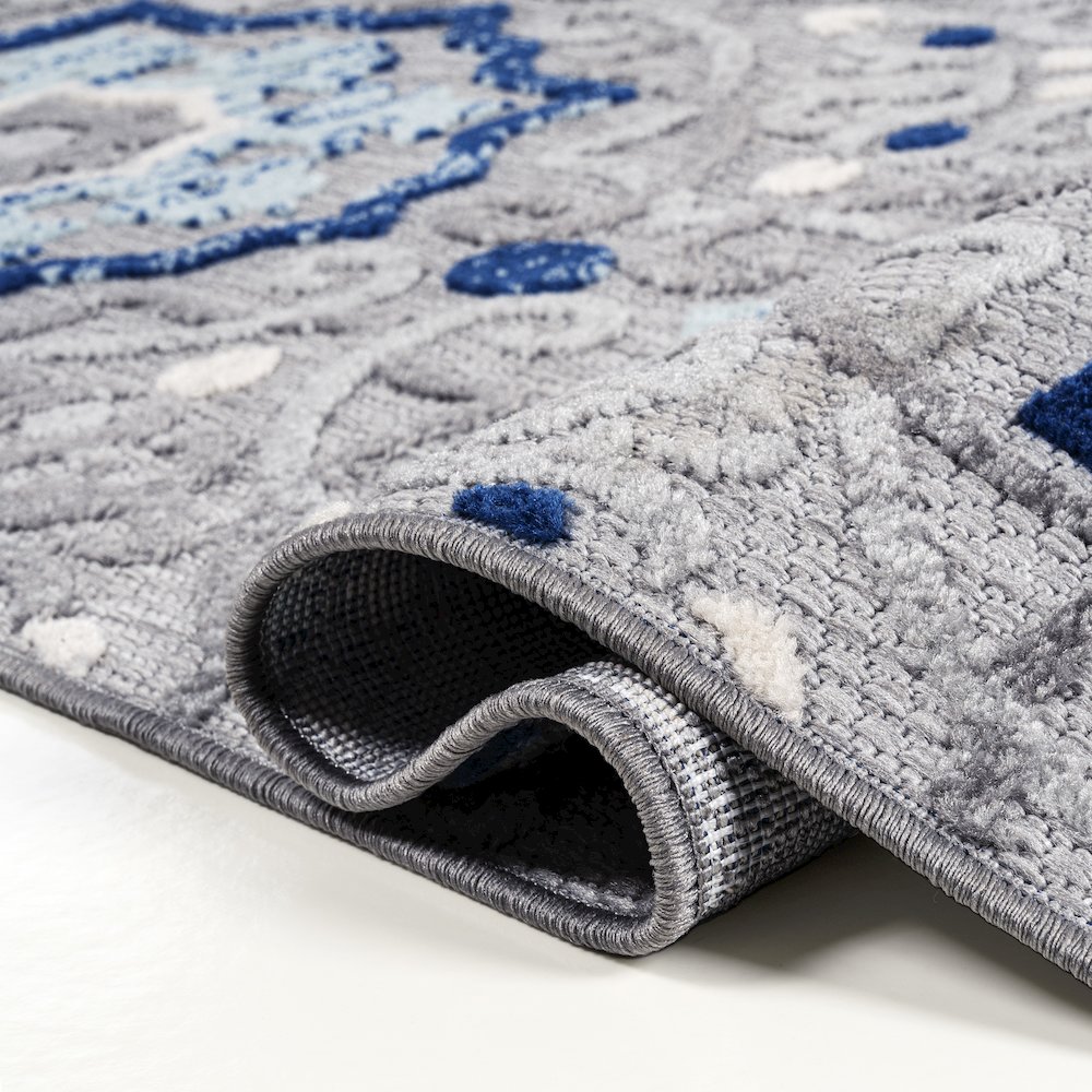 Mediterranean Medallion Indoor/Outdoor Area Rug. Picture 6