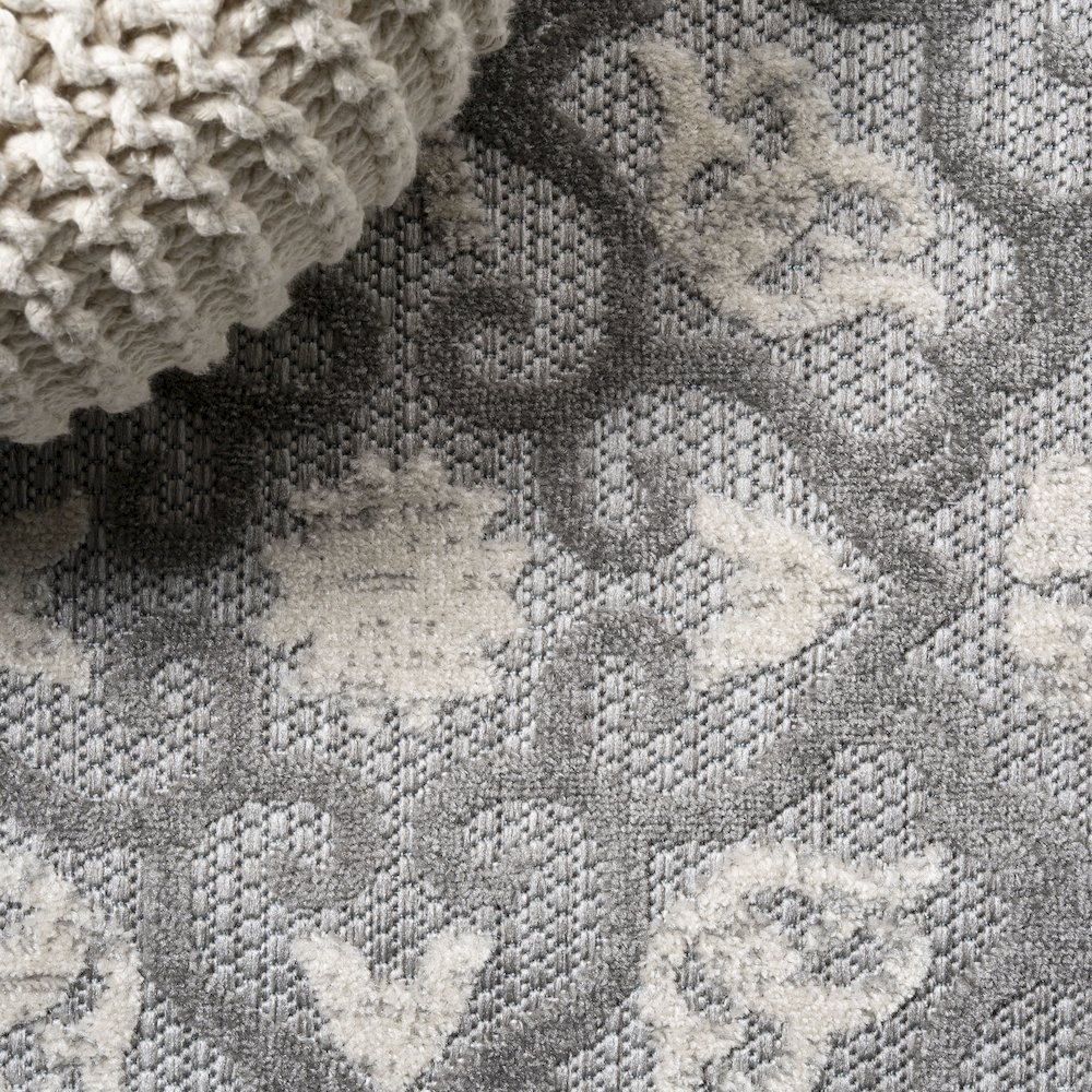 Gallia Tile Trellis High-Low Indoor/Outdoor Area Rug. Picture 11