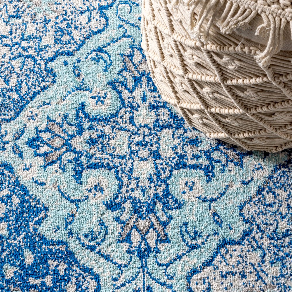 Bohemian Flair Boho Vintage Medallion Area Rug. Picture 4