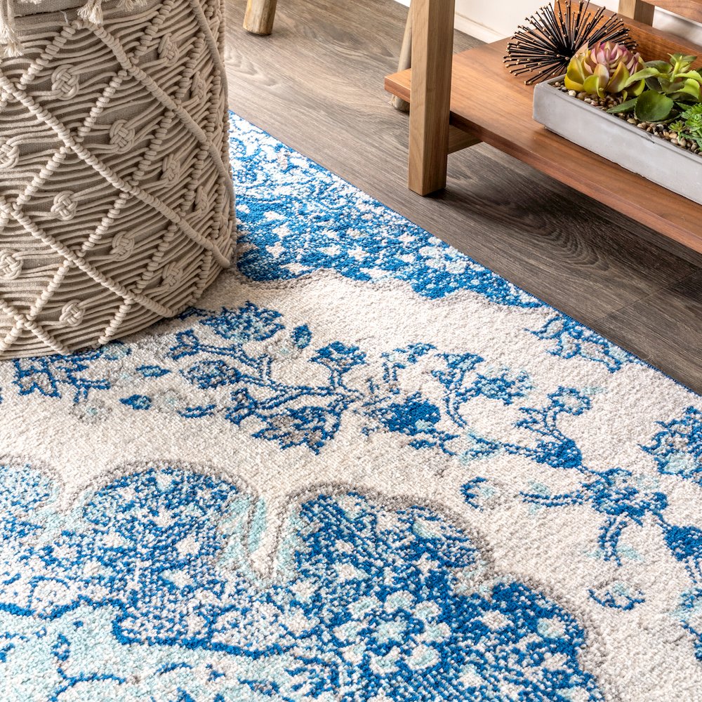 Bohemian Flair Boho Vintage Medallion Area Rug. Picture 5