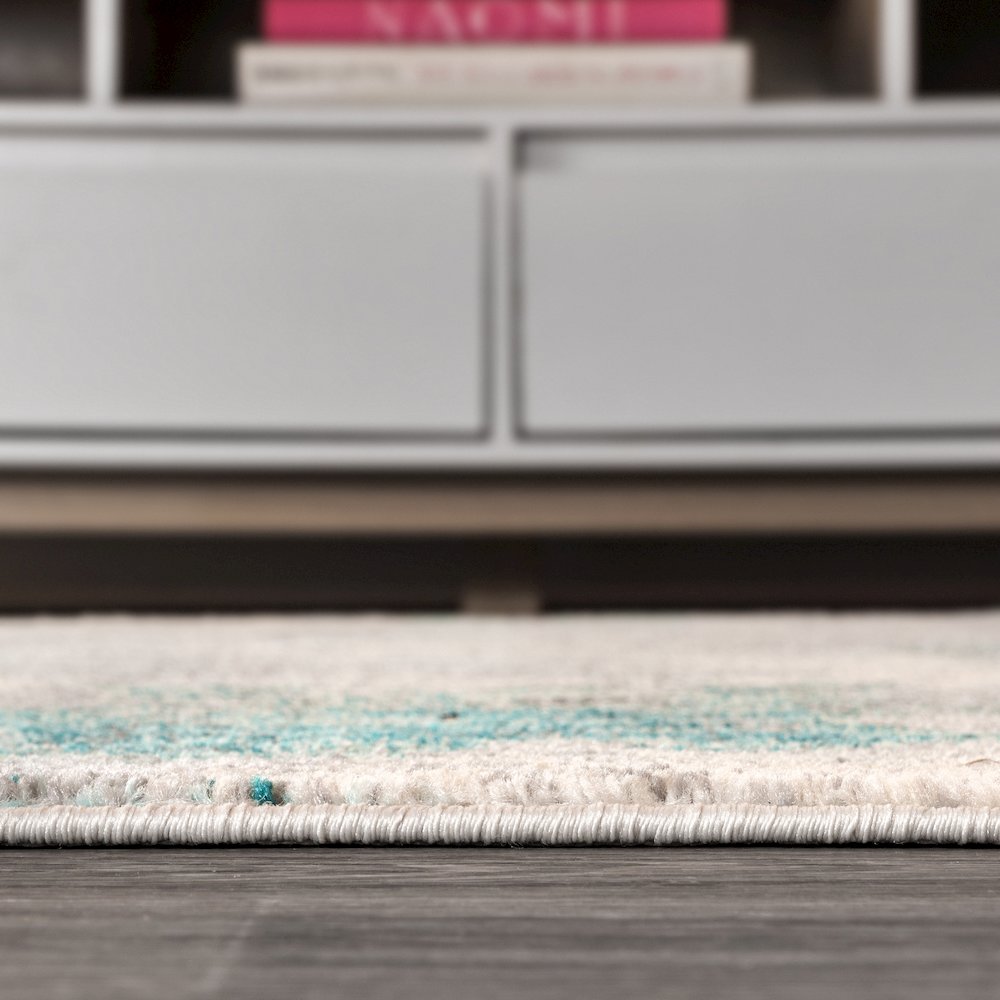 Contemporary Pop Modern Abstract Vintage Area Rug. Picture 7