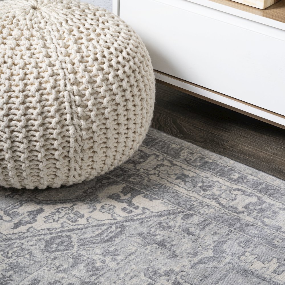 Jerica Modern Persian Vintage Medallion Area Rug. Picture 5