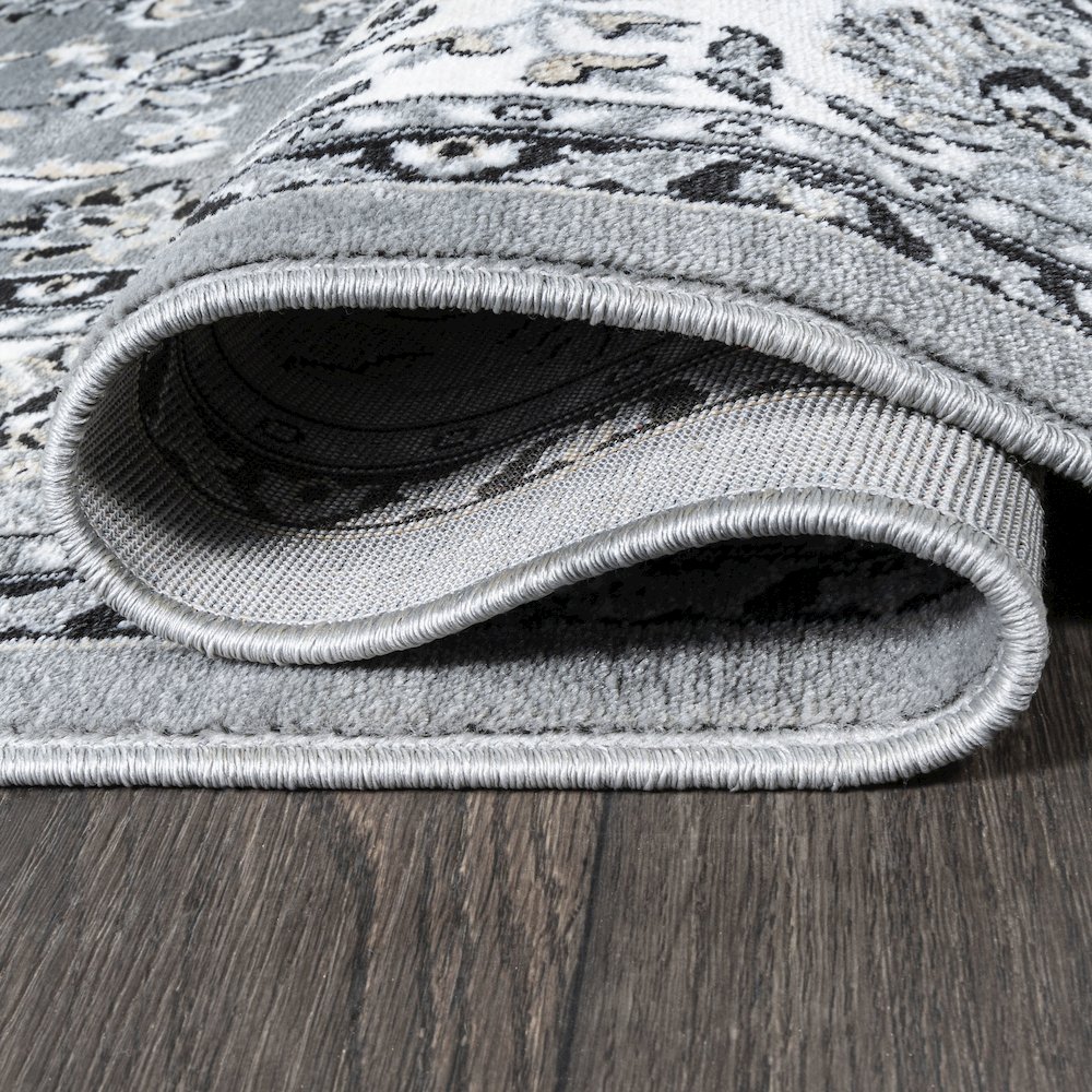 Palmette Modern Persian Floral Area Rug. Picture 11