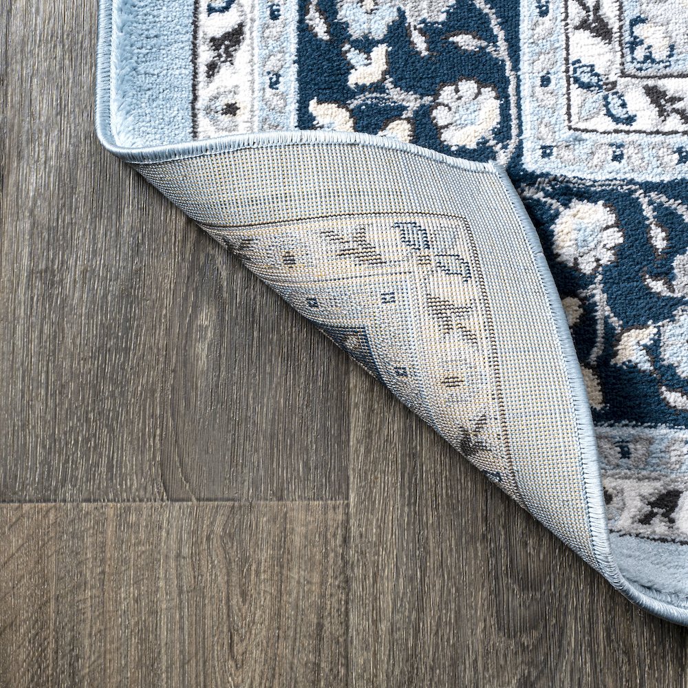 Palmette Modern Persian Floral Area Rug. Picture 5