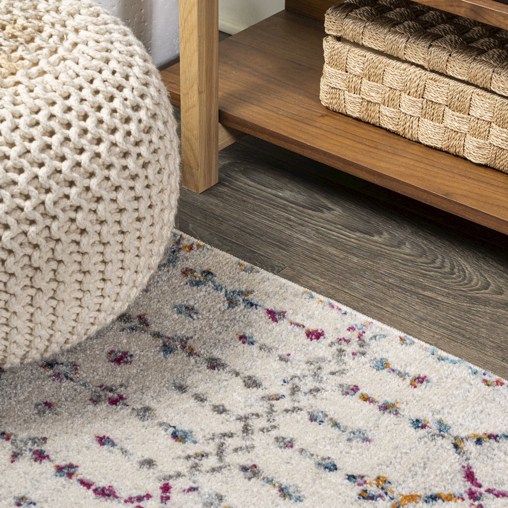 Moroccan Hype Boho Vintage Diamond Area Rug. Picture 5