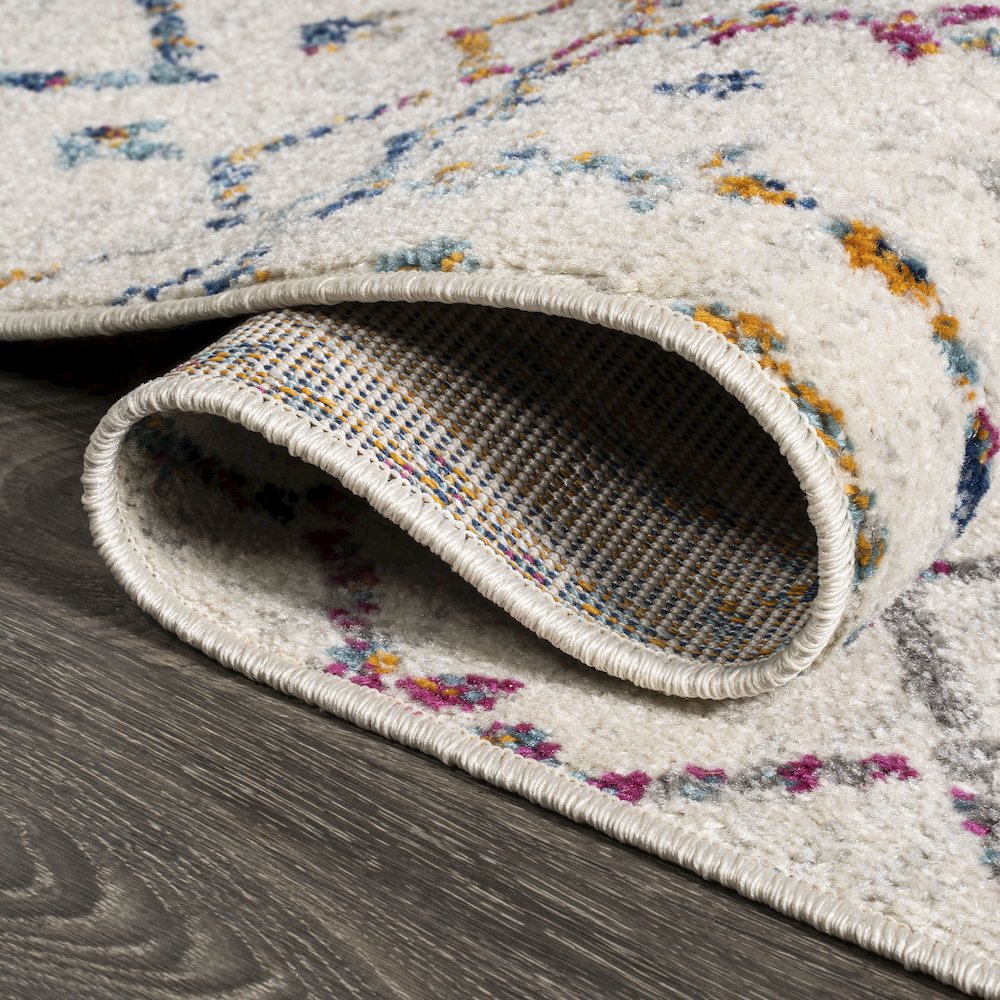 Moroccan Hype Boho Vintage Diamond Area Rug. Picture 8