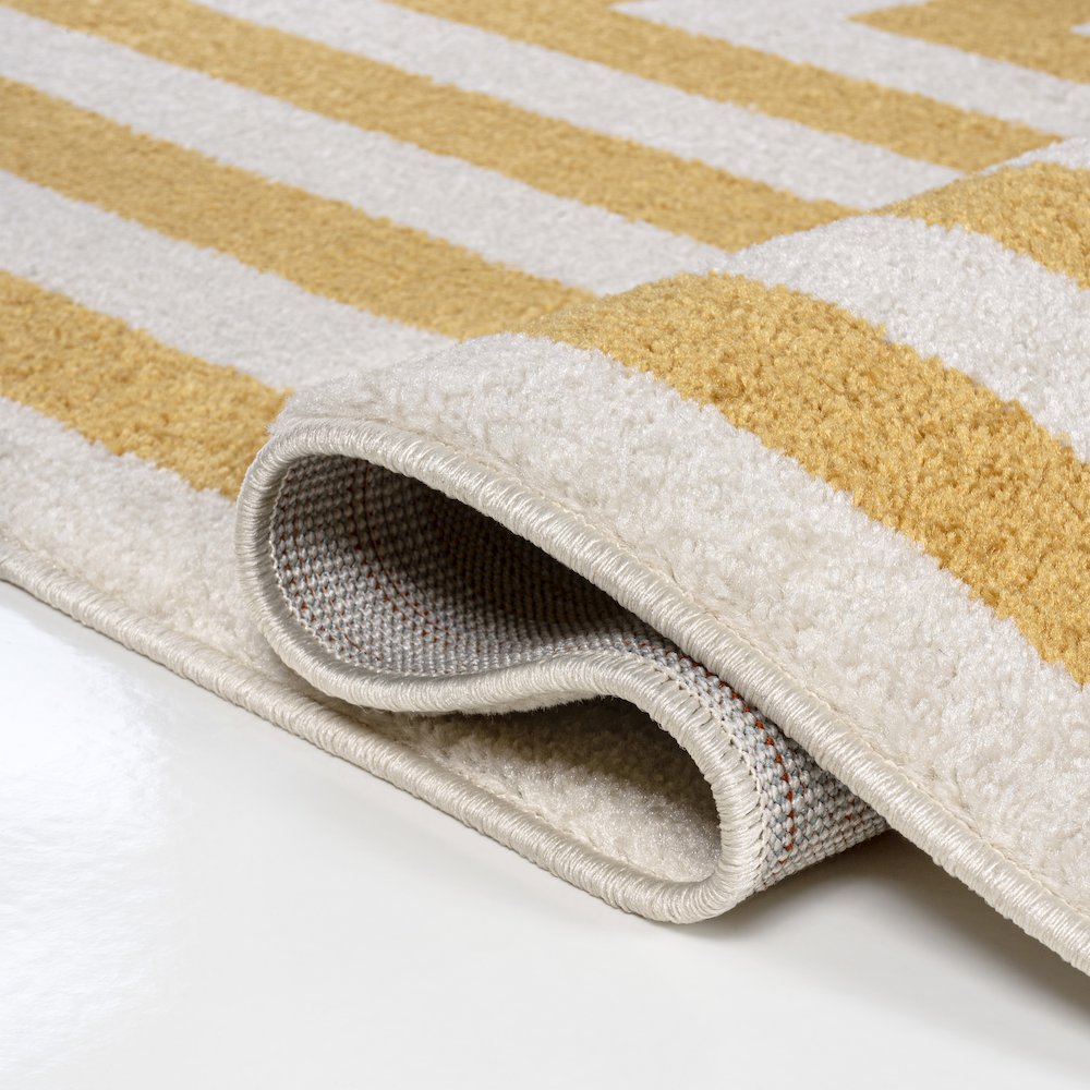 Bandol Modern Classic Mitre Stripe Area Rug. Picture 4