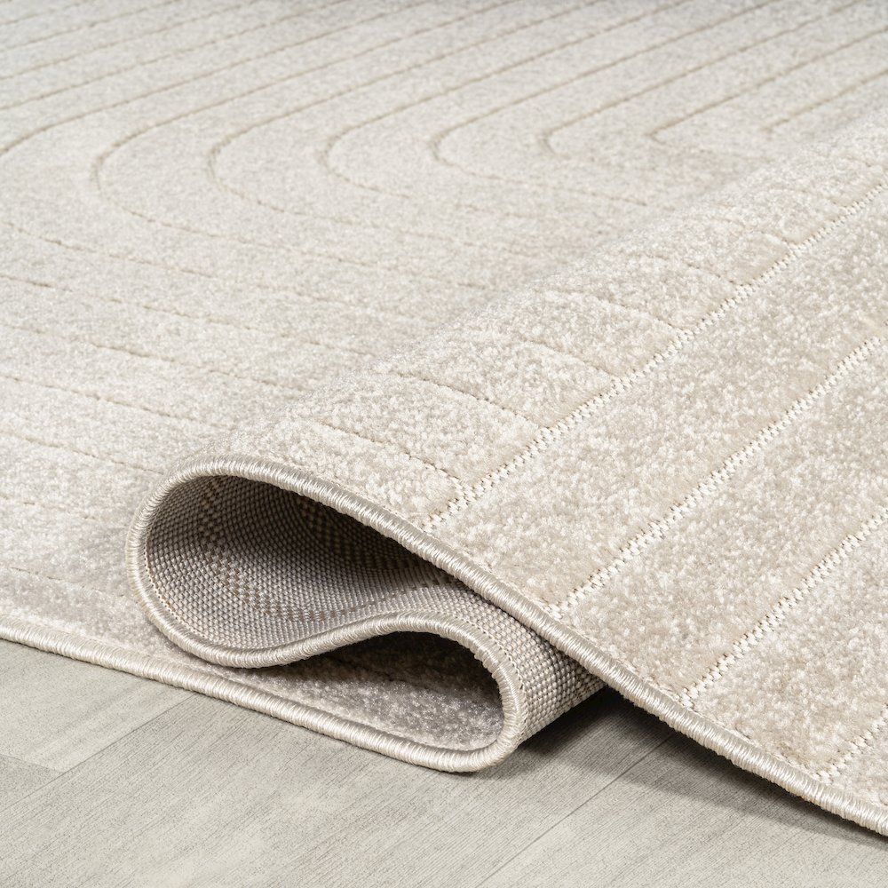 Odense High-Low Minimalist Angle GeometricIndoor/Outdoor  Rug. Picture 4