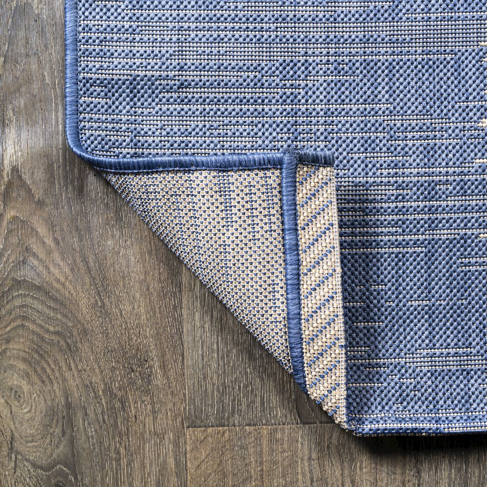 Tavira Modern Strie Indoor/Outdoor Area Rug. Picture 7