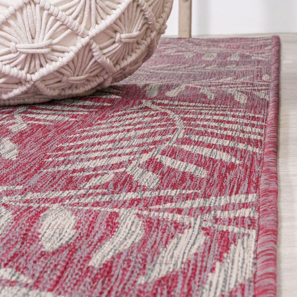 Nevis Palm Frond Indoor/Outdoor Area Rug. Picture 5