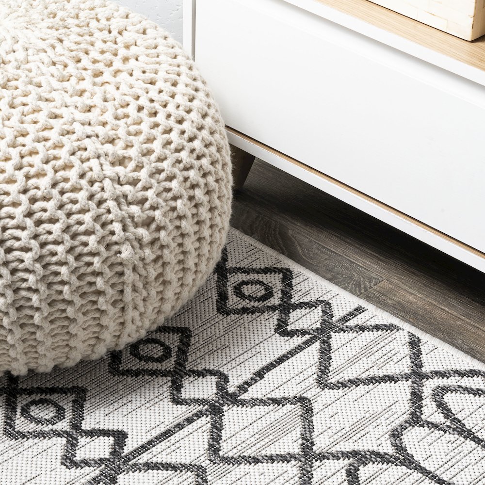 Kafel Tribal Bohemian Indoor/Outdoor Area Rug. Picture 12