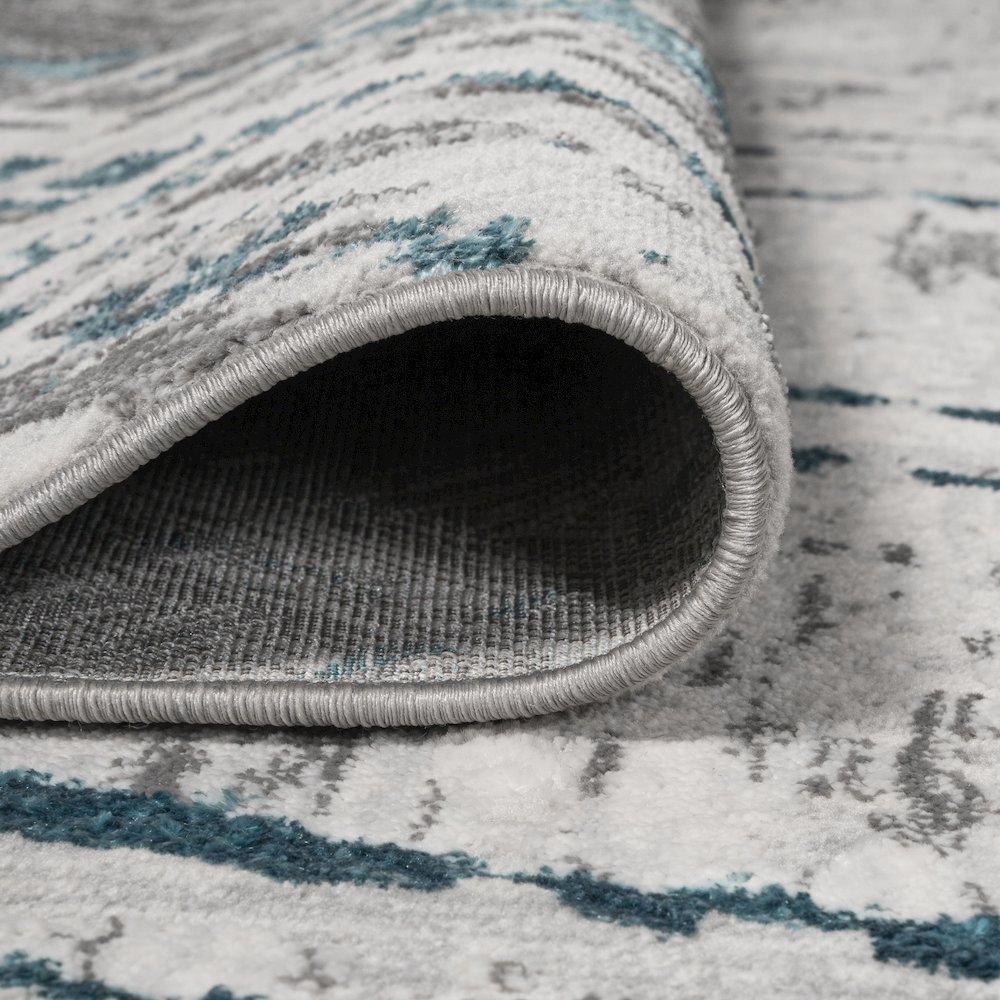 Slant Modern Abstract Area Rug. Picture 8