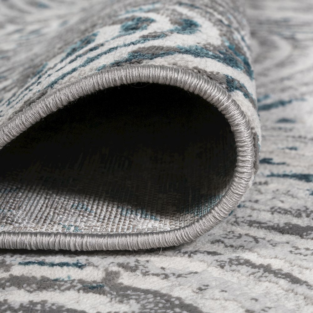 Timeworn Modern Abstract Area Rug. Picture 7