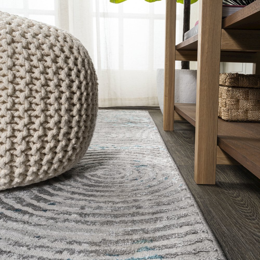 Timeworn Modern Abstract Area Rug. Picture 8