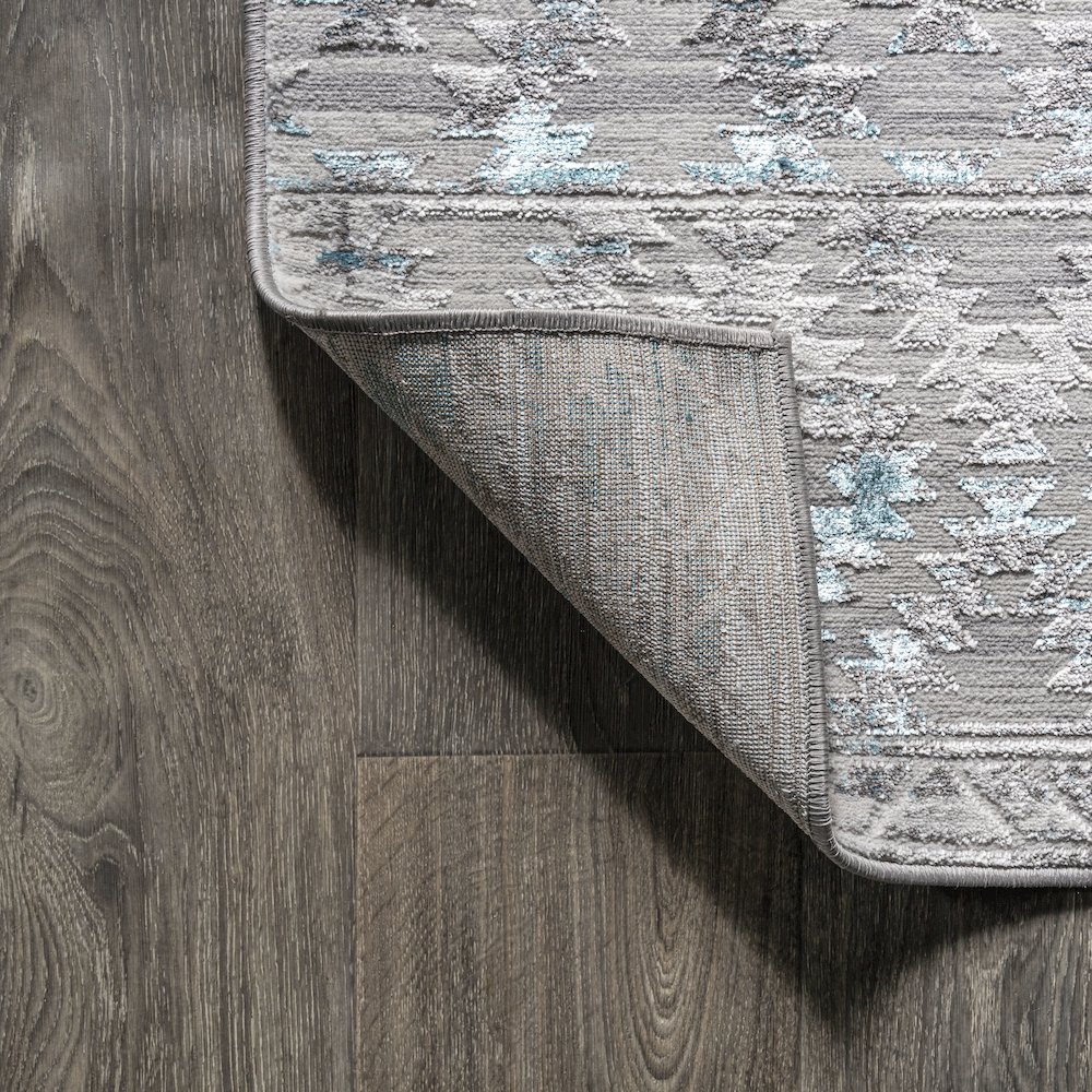 Ancient Faded Trellis Area Rug. Picture 5
