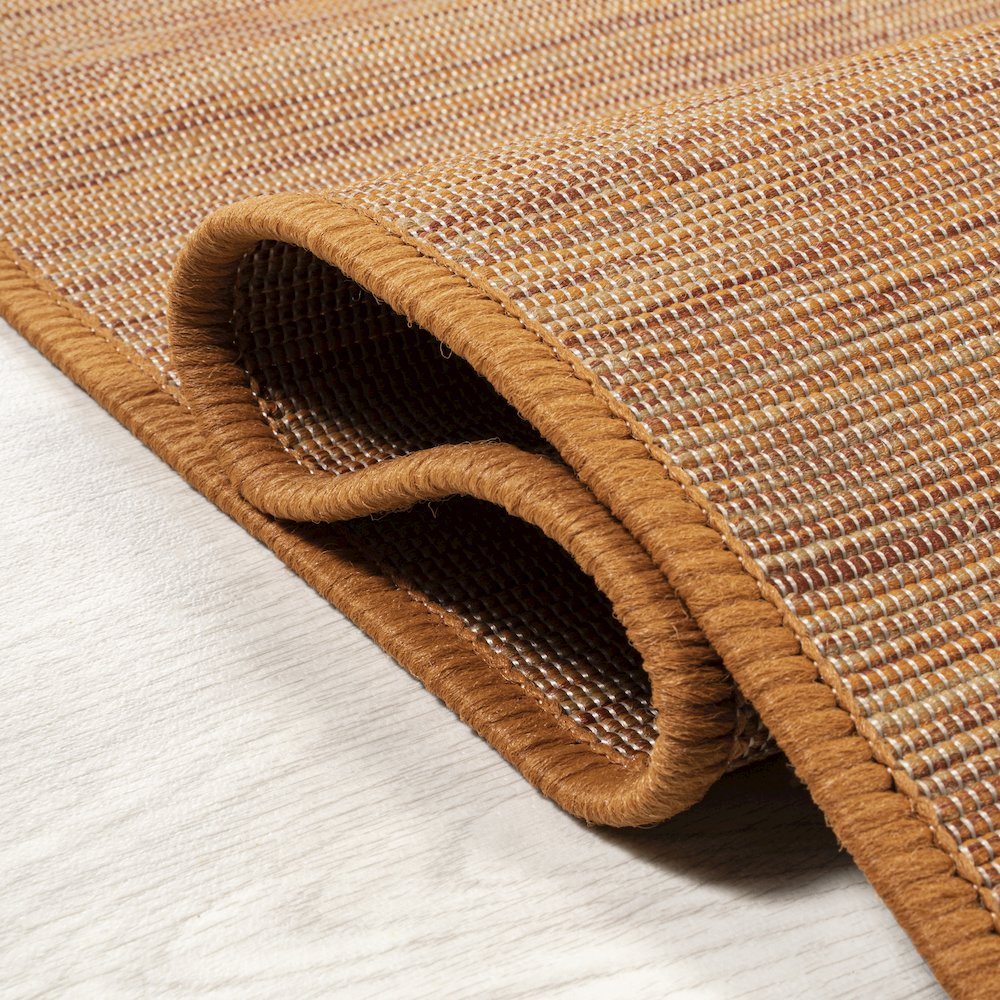 Ethan Modern Flatweave Solid Area Rug. Picture 6