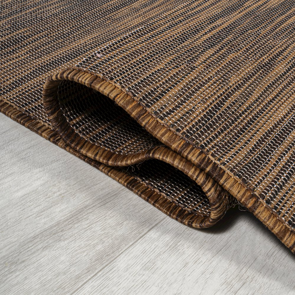 Ethan Modern Flatweave Solid Area Rug. Picture 6