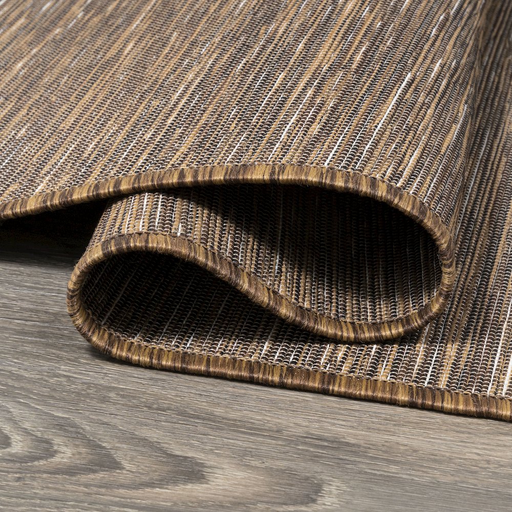 Ethan Modern Flatweave Solid Area Rug. Picture 8