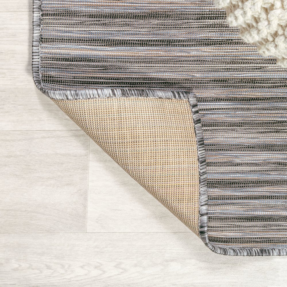 Finn Modern Farmhouse Pinstripe Area Rug. Picture 3