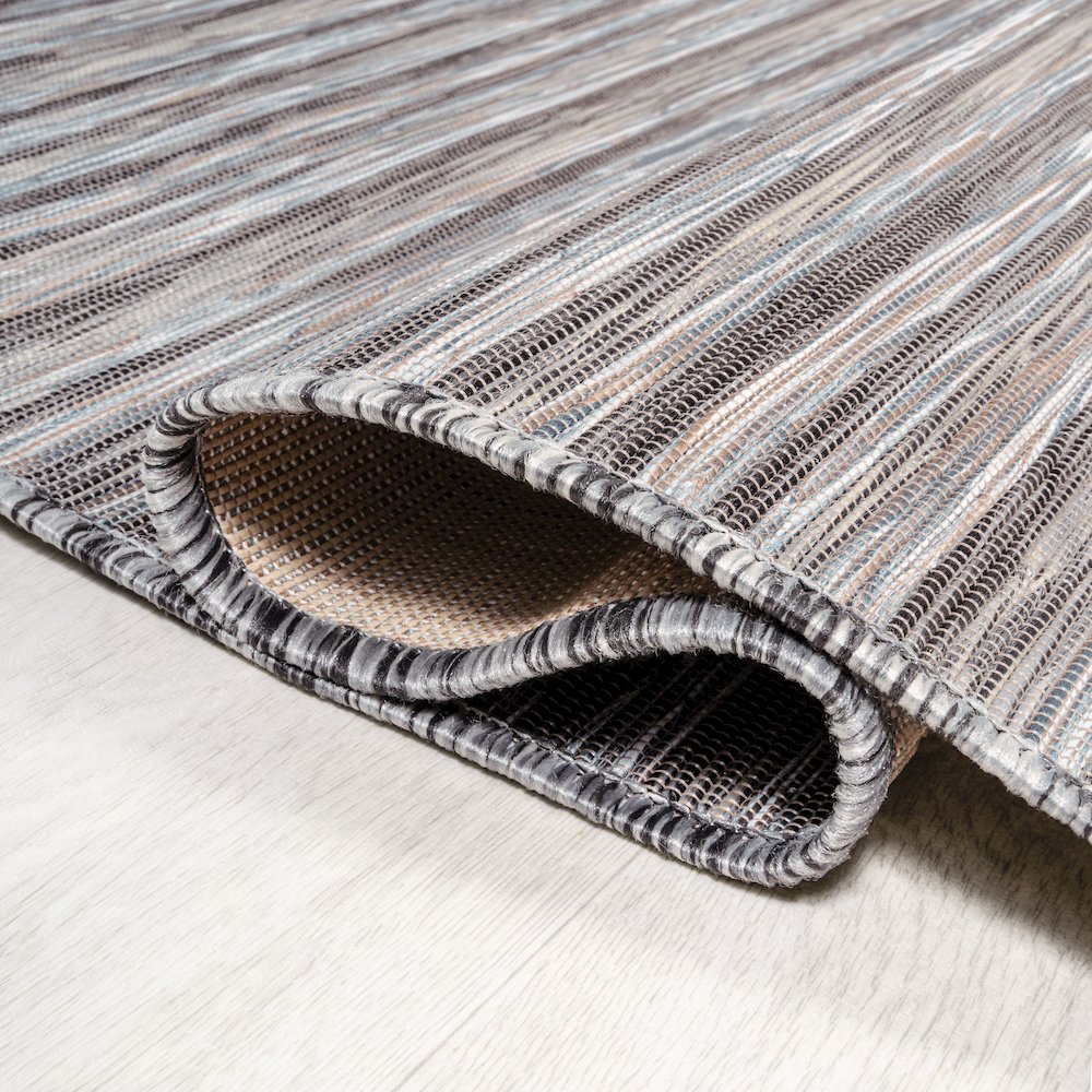 Finn Modern Farmhouse Pinstripe Area Rug. Picture 6