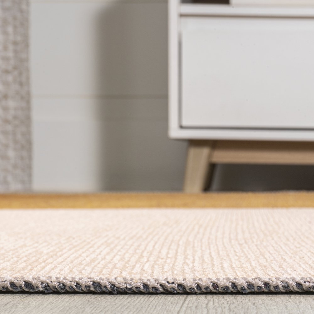 Demie Minimalist Graphic Circle Machine Washable Area Rug. Picture 14