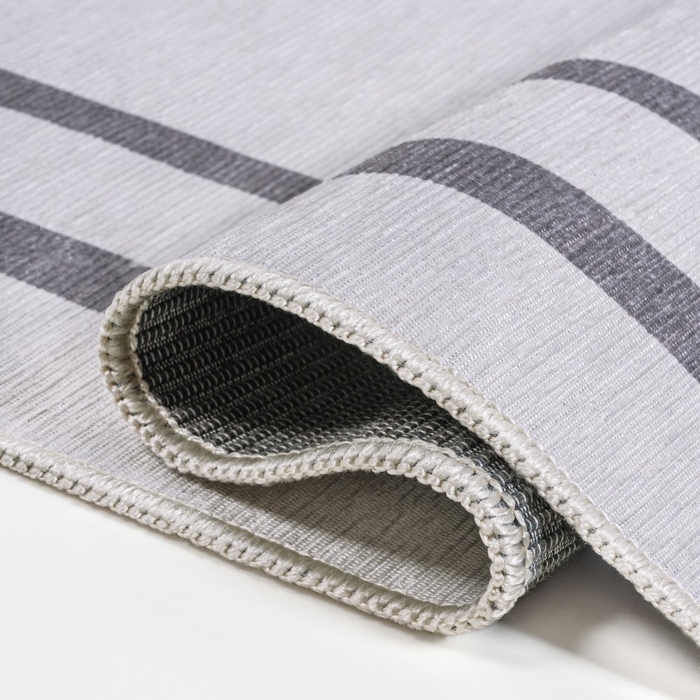 Sloane Classic 2-Stripe Border Washable Area Rug. Picture 4