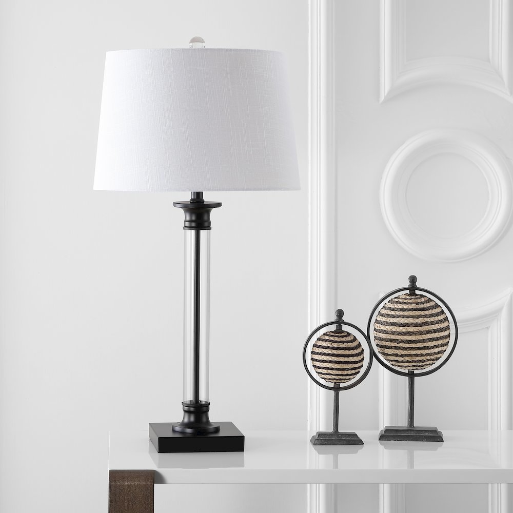 Mason Glass And Metal Led Table Lamp (Set Of 2). Picture 8