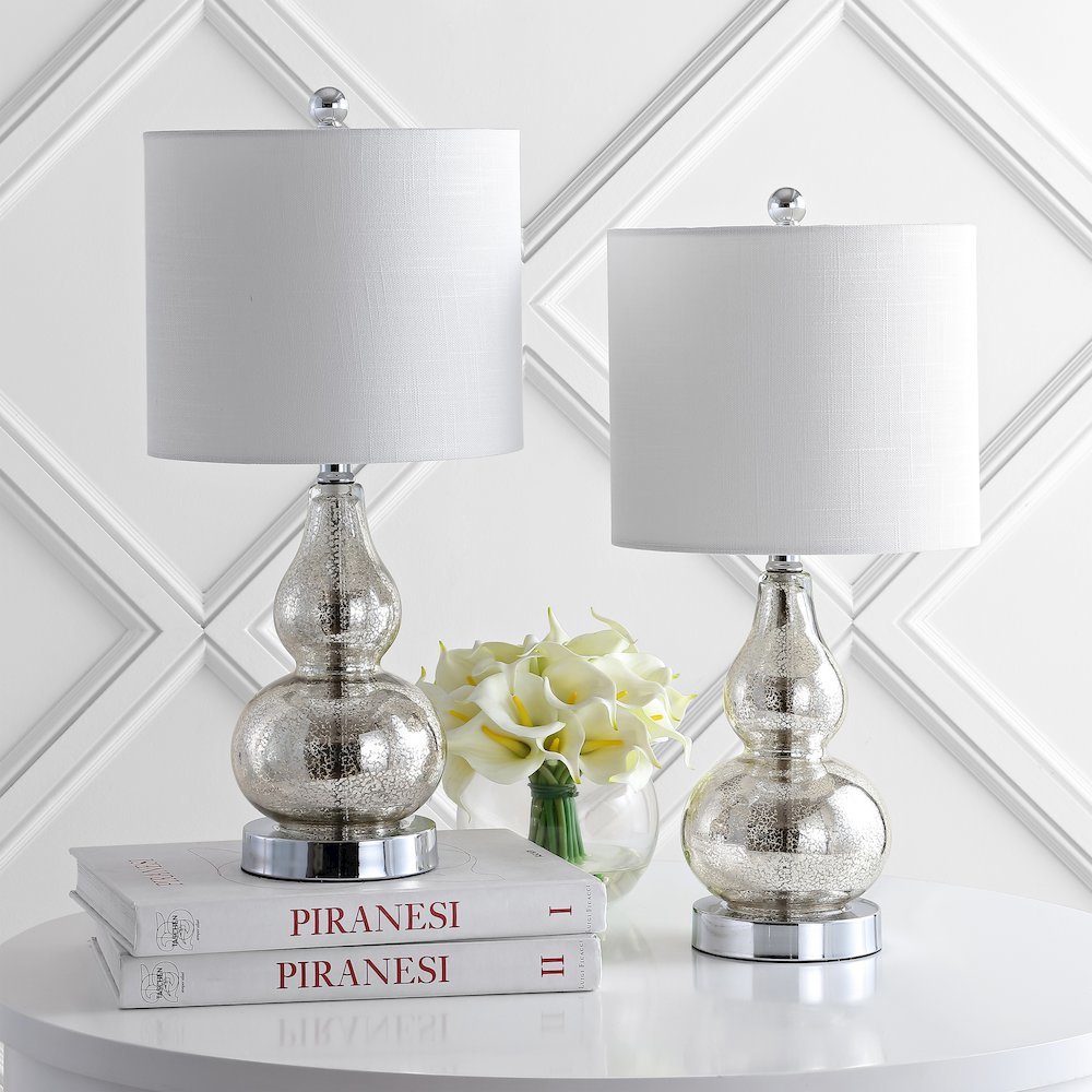 Anya Mini Glass Led Table Lamp (Set Of 2). Picture 4