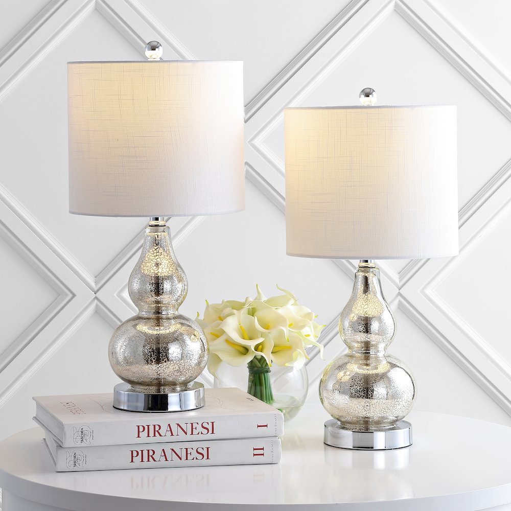 Anya Mini Glass Led Table Lamp (Set Of 2). Picture 3