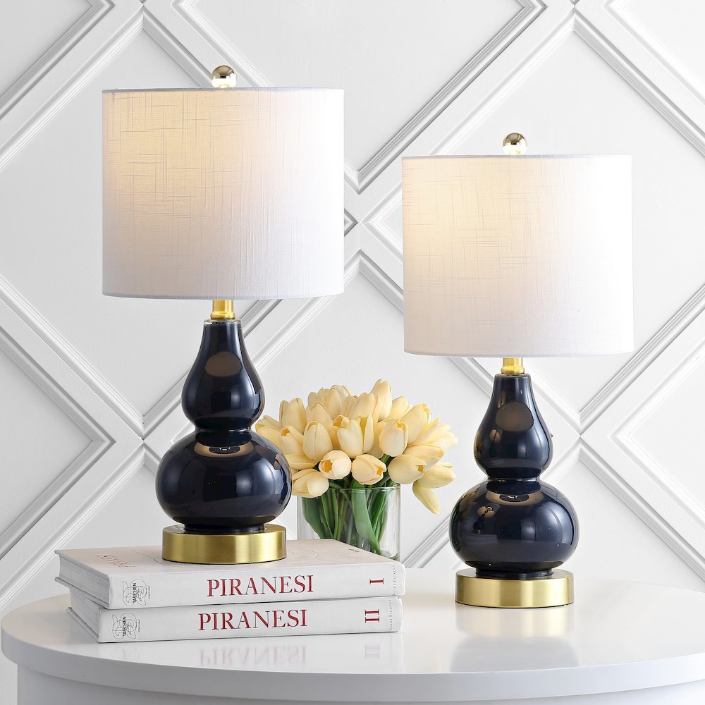 Anya Mini Glass Led Table Lamp (Set Of 2). Picture 3