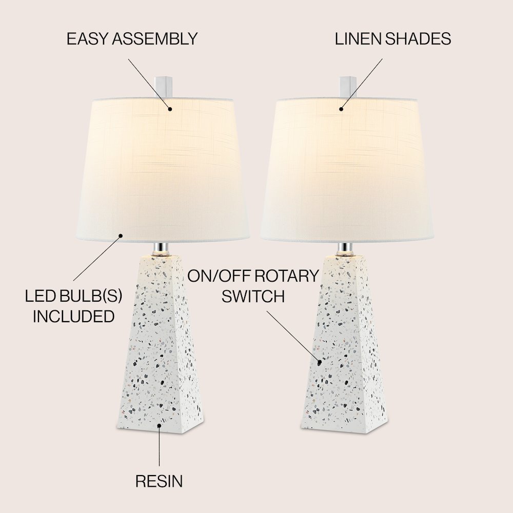 Owen Contemporary Resin Led Table Lamp. Picture 5