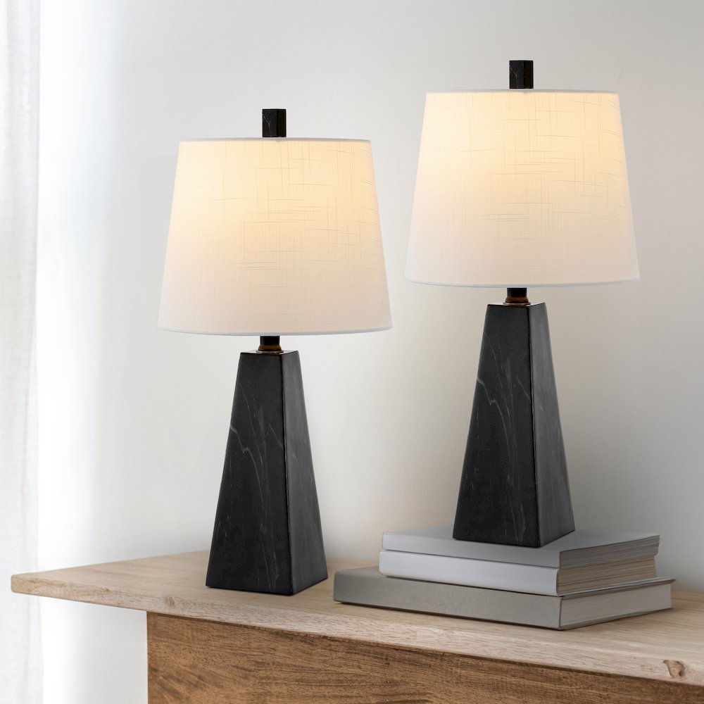 Owen Contemporary Resin Led Table Lamp. Picture 3