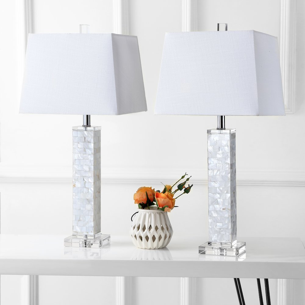 Noelle Seashell Led Table Lamp (Set Of 2). Picture 6