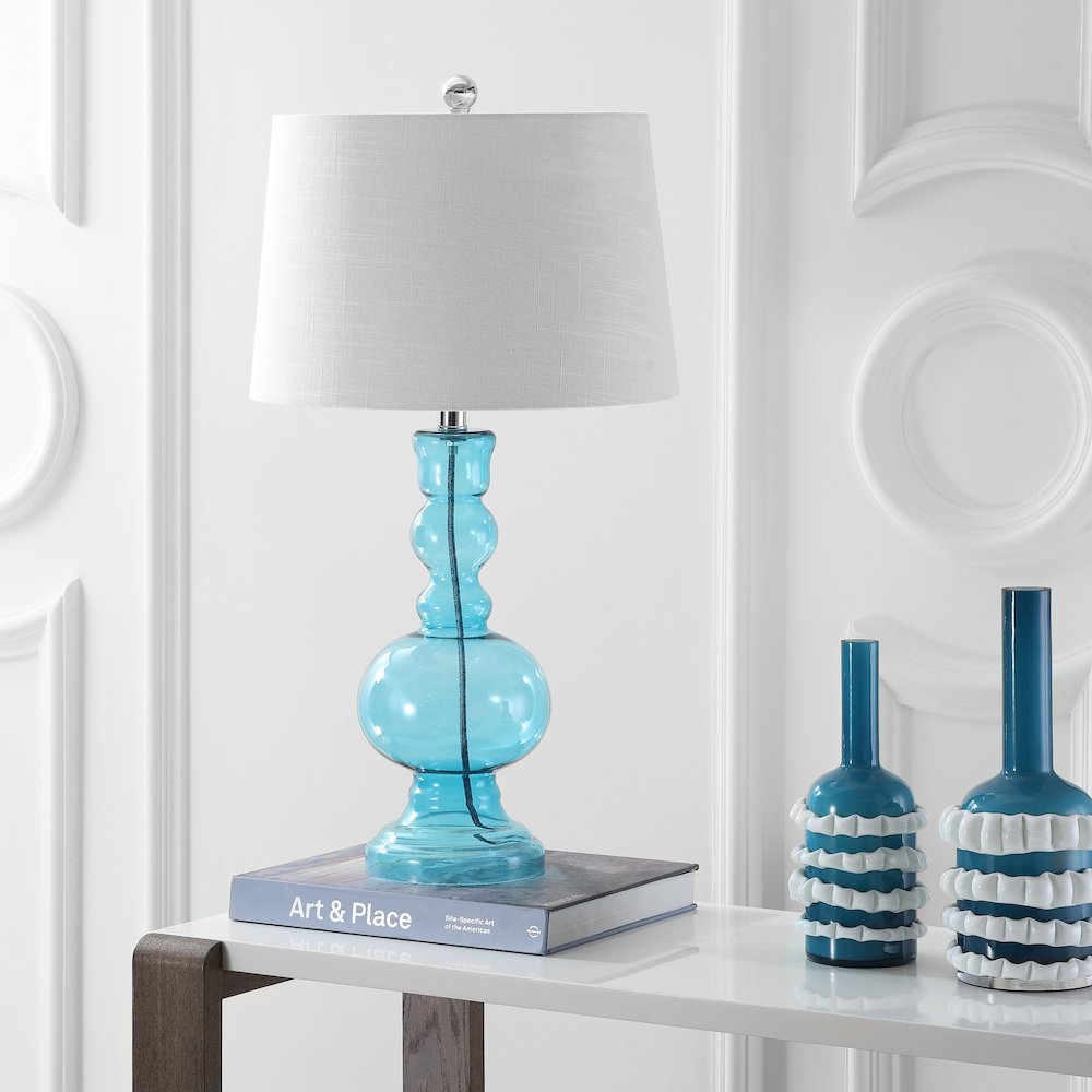 Genie Glass Led Table Lamp (Set Of 2). Picture 8
