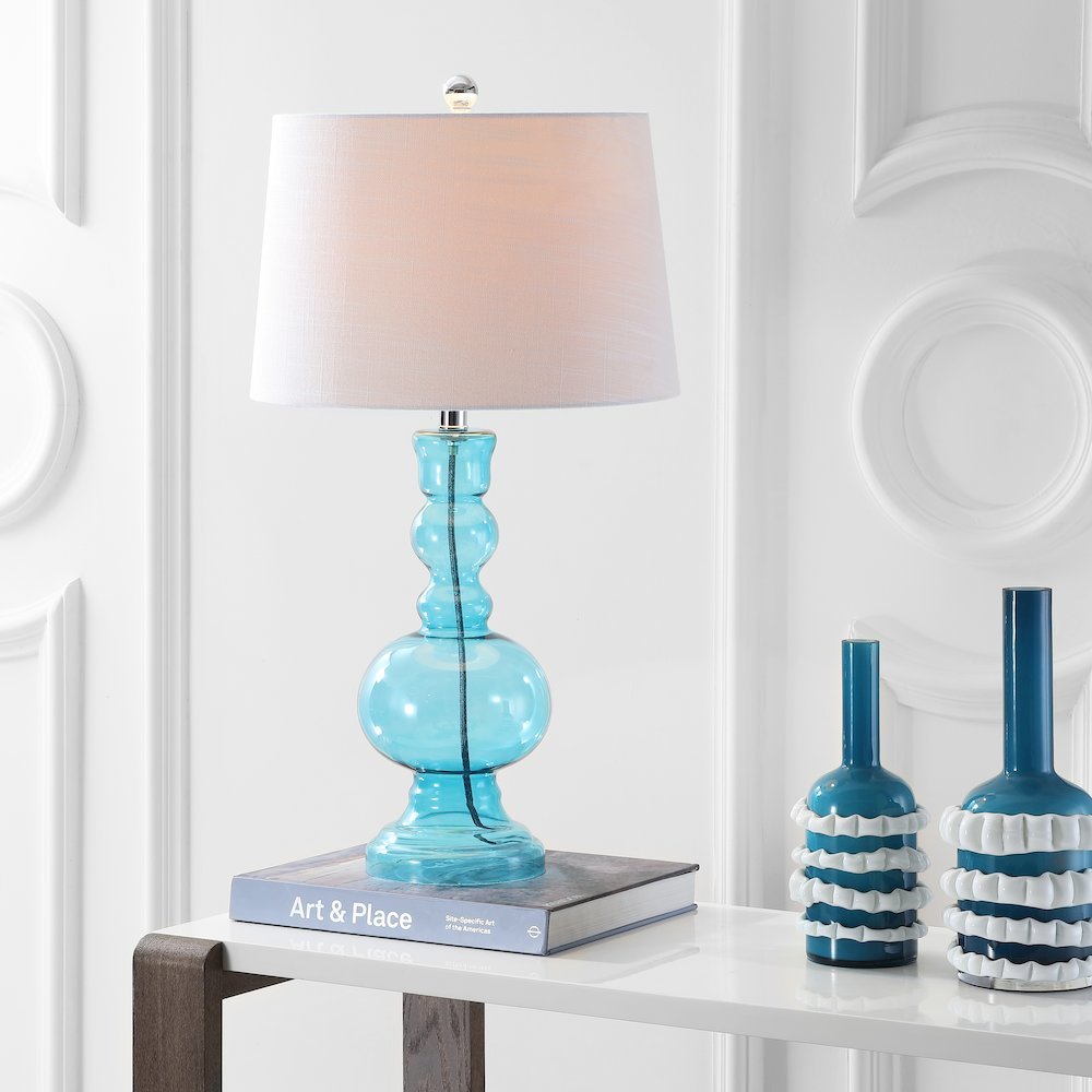 Genie Glass Led Table Lamp (Set Of 2). Picture 7