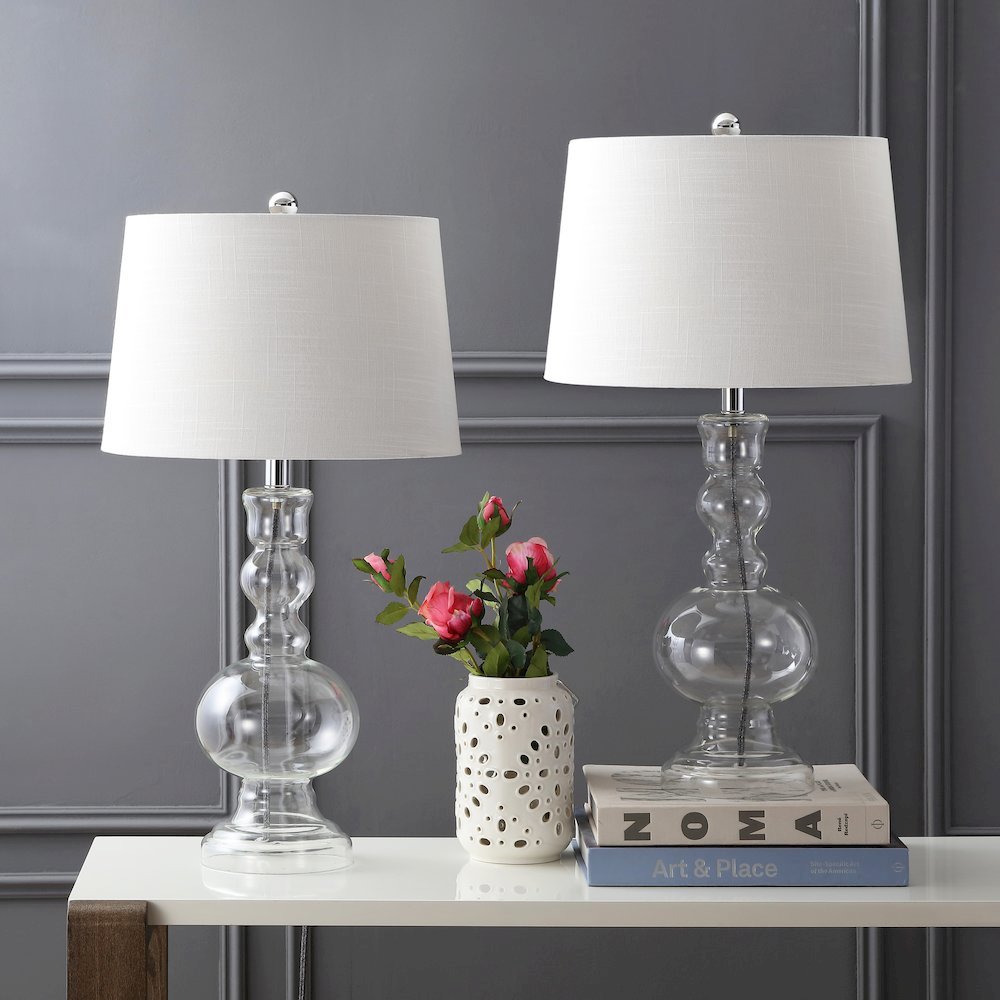 Genie Glass Led Table Lamp (Set Of 2). Picture 6
