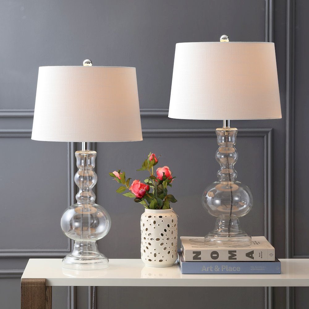 Genie Glass Led Table Lamp (Set Of 2). Picture 5
