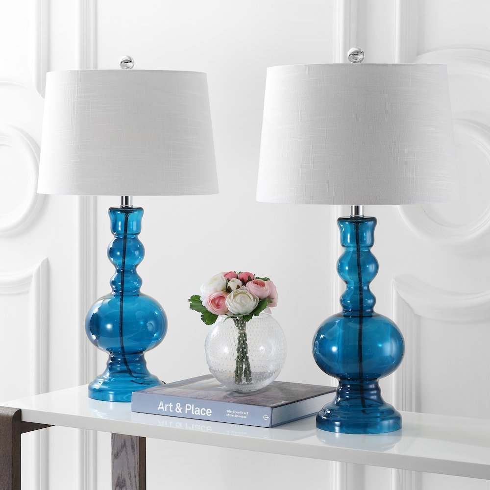 Genie Glass Led Table Lamp (Set Of 2). Picture 6
